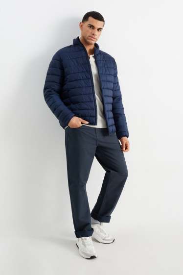 Heren - Broek - regular fit - donkergrijs