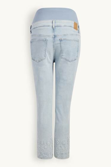Dona - Texans de maternitat - slim jeans - texà blau clar