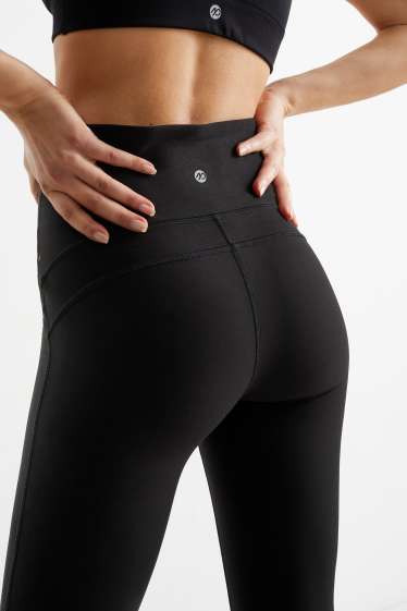 Damen - Funktions-Leggings - 4 Way Stretch - schwarz