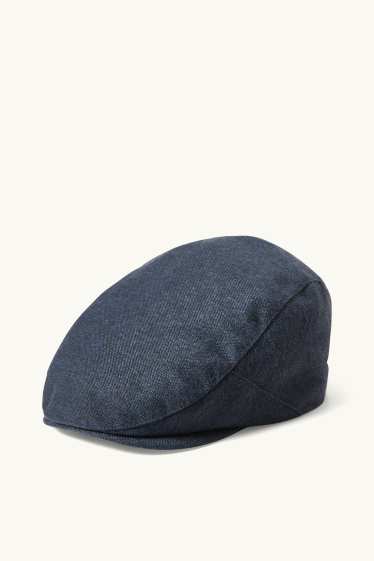 Men - Flat cap - dark blue