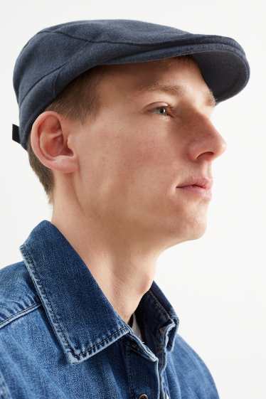 Men - Flat cap - dark blue