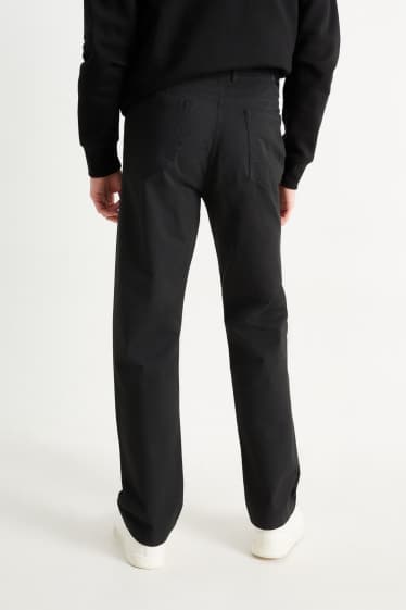 Heren - Broek - regular fit - zwart