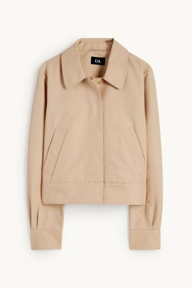Dames - Jas - licht beige