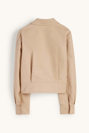 Dames - Jas - licht beige