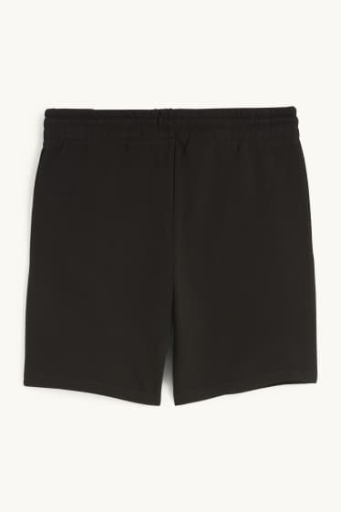 Heren - Sweatshorts - zwart
