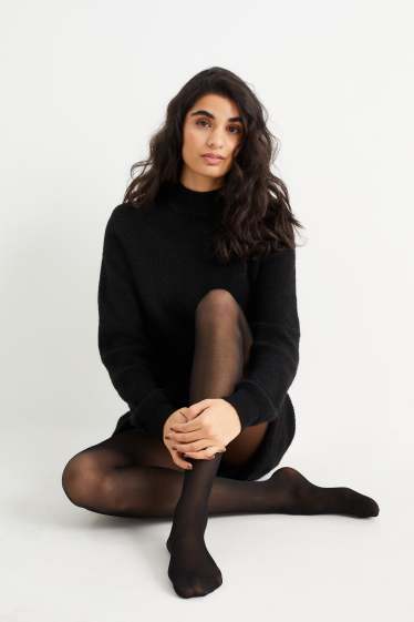 Donna - Collant fini - 45 DEN - nero