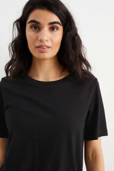 Femmes - Lot de 2 - T-shirts  - noir