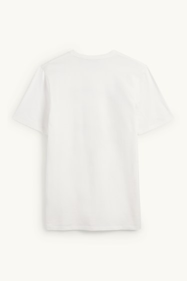 Men - T-shirt - cremewhite