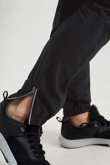Hommes - Pantalon de sport - 4 Way Stretch - Flex - noir