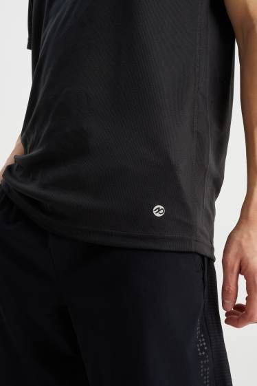 Herren - Sport-Shirt - Regular Fit - schwarz