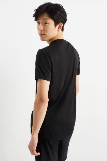 Herren - Sport-Shirt - Regular Fit - schwarz