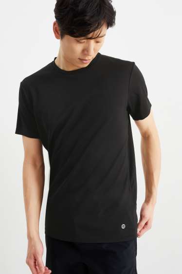Herren - Sport-Shirt - Regular Fit - schwarz