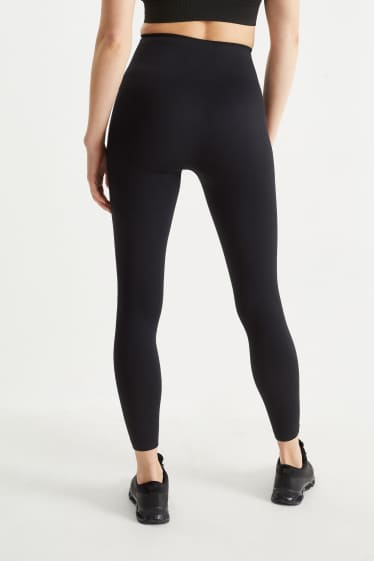 Dames - Legging - naadloos - LYCRA® - zwart