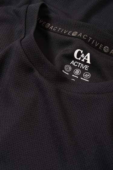 Herren - Sport-Shirt - Regular Fit - schwarz