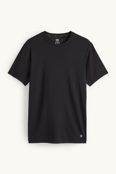 Herren - Sport-Shirt - Regular Fit - schwarz