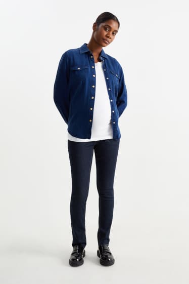 Donna - Jeans premaman - slim fit - LYCRA® - jeans blu scuro