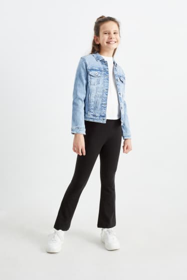 Bambine - Confezione da 2 - leggings - nero