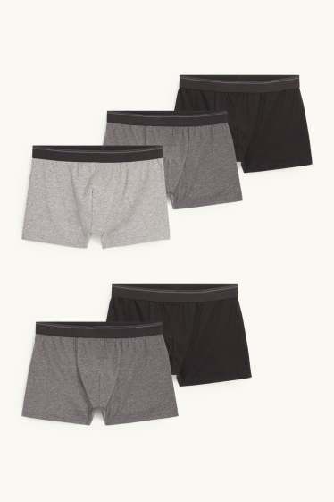 Herren - Multipack 5er - Trunks - grau