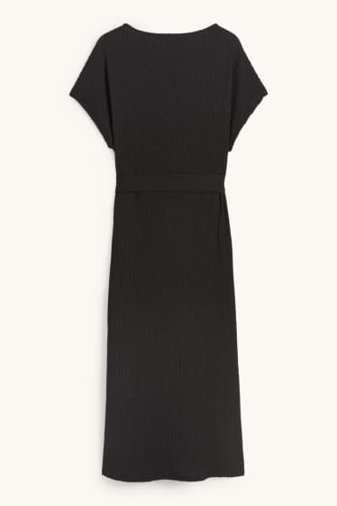 Femei - Rochie-tricou - negru