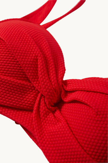 Femmes - Haut de bikini - ampliforme - LYCRA® XTRA LIFE™ - rouge