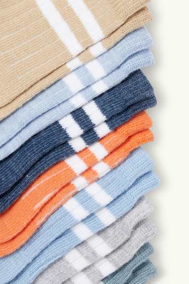 Kinder Buben - Multipack 7er - Socken - blau