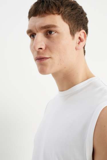 Home - Samarreta sense mànigues - blanc