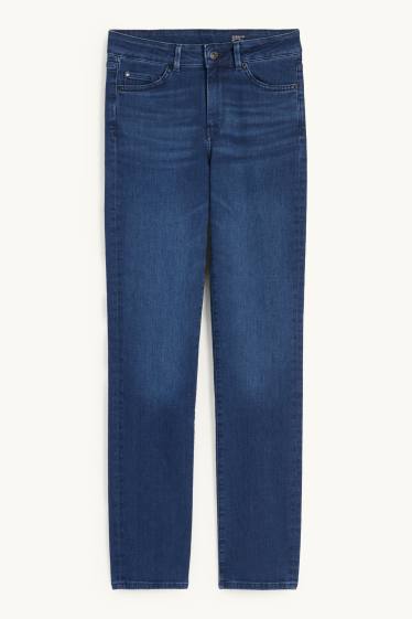 Femmes - Premium Denim by C&A - straight jean - mid waist - LYCRA® - jean bleu foncé