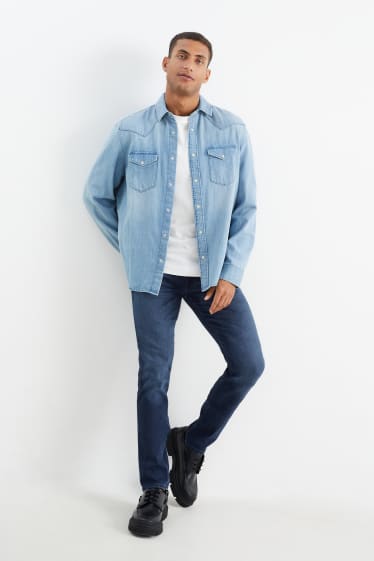 Herren - Premium Denim by C&A - Slim Jeans - LYCRA® - dunkeljeansblau