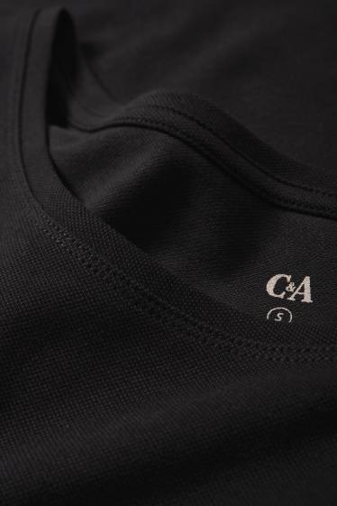 Dona - Vestit bàsic estil samarreta - negre