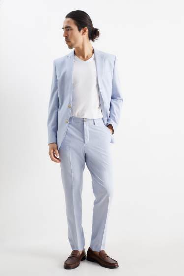 Herren - Baukasten-Hose - Slim Fit - Flex - blau