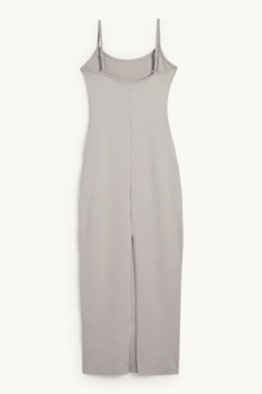 Femmes - Robe moulante - gris