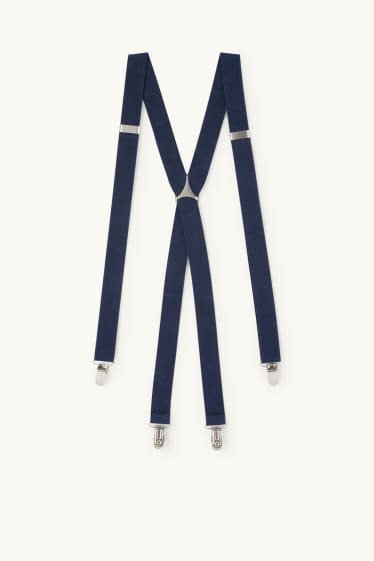 Men - Braces - dark blue