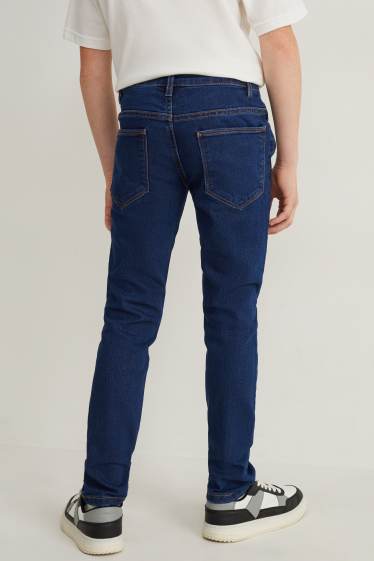 Kinderen: jongens - Set van 2 - skinny jeans - jeansdonkerblauw