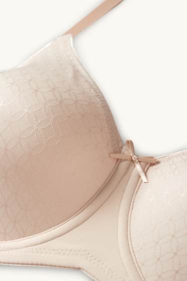Damen - Minimizer-BH mit Bügel - hellbeige