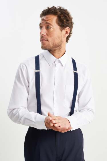 Men - Braces - dark blue