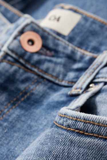 Femmes - Boyfriend jean - mid waist - jean bleu