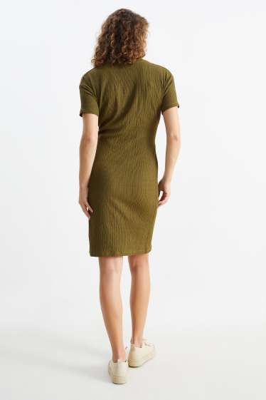 Femmes - Robe de grossesse - vert foncé