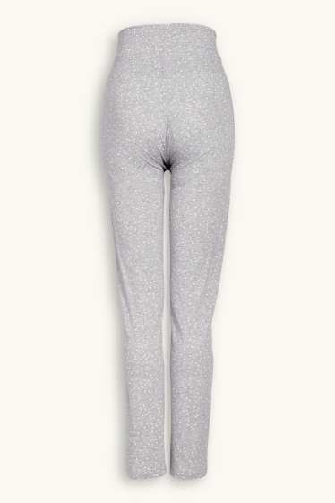 Donna - Pantaloni pigiama premaman - a pois - grigio