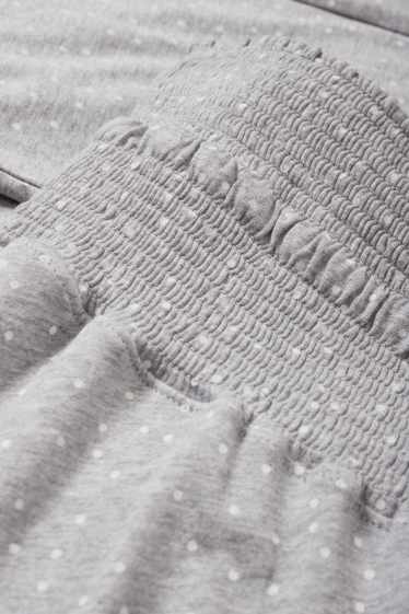 Donna - Pantaloni pigiama premaman - a pois - grigio