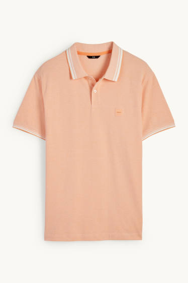 Herren - Poloshirt - orange