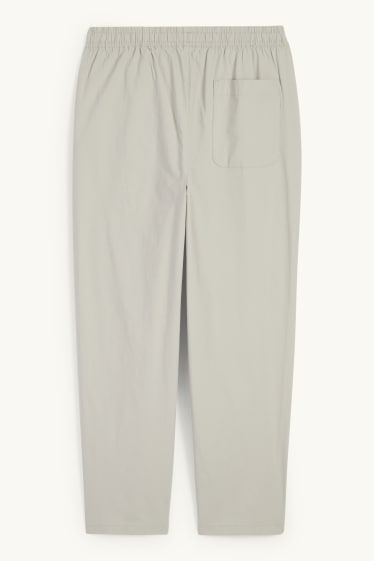Heren - Chino - tapered fit - grijs