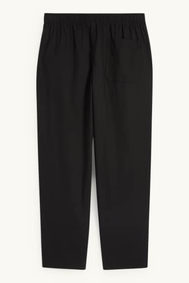 Pánské - Kalhoty chino - tapered fit - černá