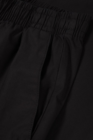 Pánské - Kalhoty chino - tapered fit - černá