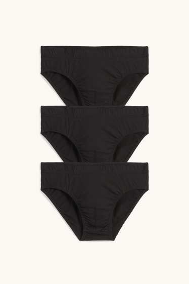 Home - Paquet de 3 - eslip - negre