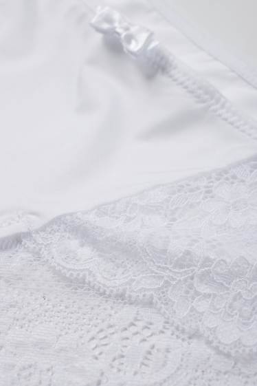 Damen - Slip - weiß
