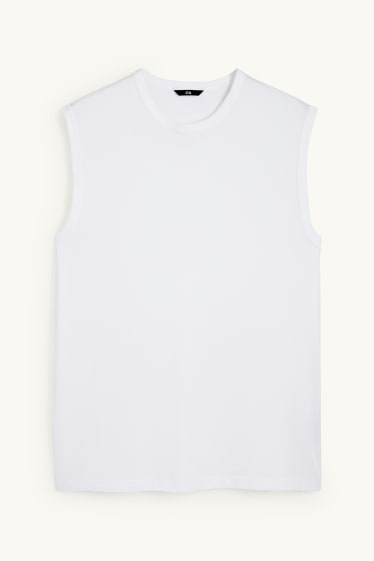 Home - Samarreta sense mànigues - blanc