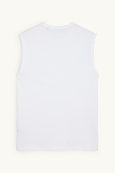 Home - Samarreta sense mànigues - blanc