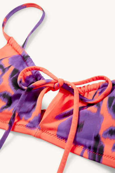 Femmes - Haut de bikini - ampliforme - LYCRA® XTRA LIFE™ - à motif - orange