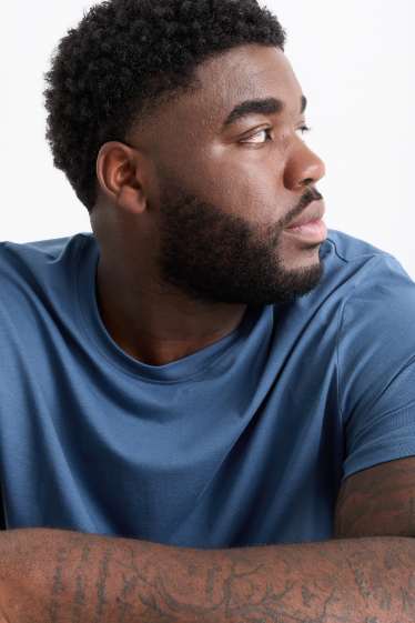 Bărbați - Tricou - albastru închis