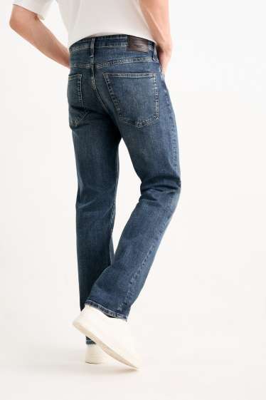 Hommes - Straight jean - LYCRA® - jean bleu foncé